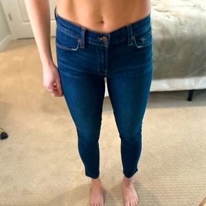 J Brand Capri Skinny Jeans in Dark Vintage